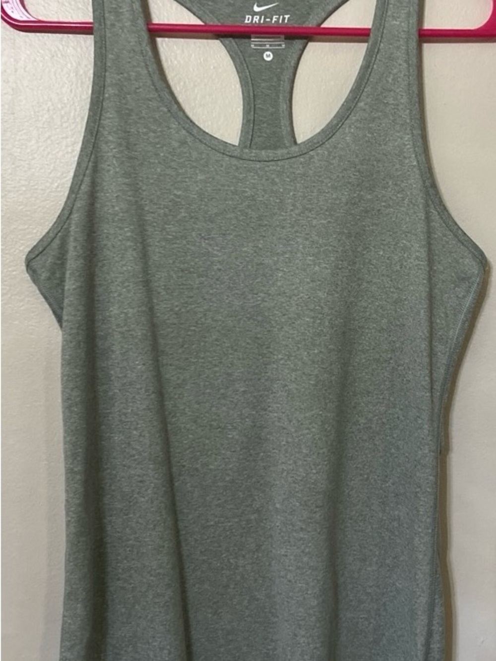 Nike Gray Dri-FIT Racerback Tank Top